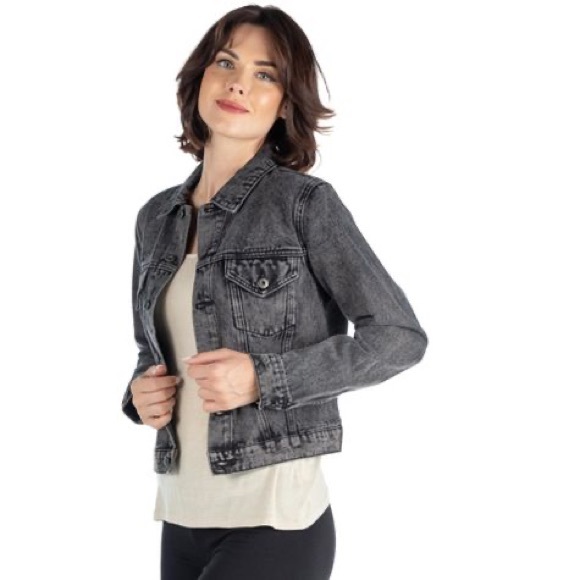 Womens Timeless Denim Jacket - Picture 3 of 9